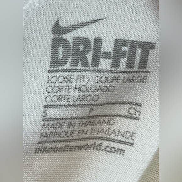 NIKE Women’s Dry Fit Athletic Tank Top White and Neon Yellow Size Small - Picture 6 of 6